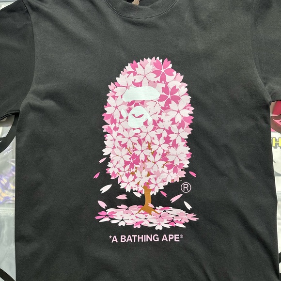 BAPE Sakura Tee ‘Black’ - Picture 3 of 6